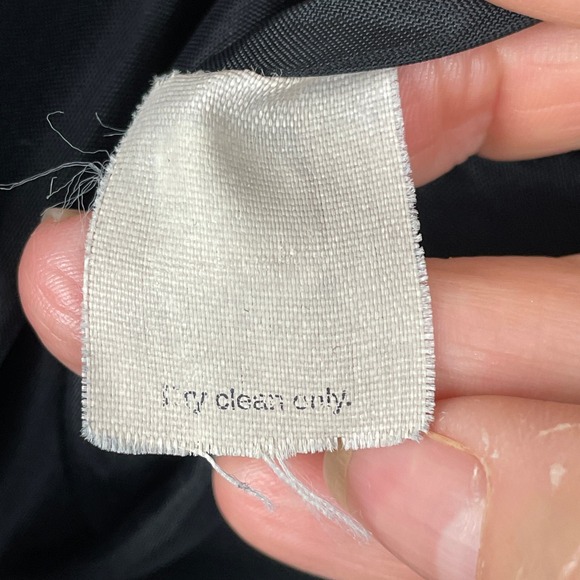 J. CREW Peacoat Women's Small Black Wool Blend Double Breasted Old Money Luxury - Picture 4 of 7